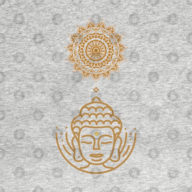 Buddha - Spiritual Symbolism - Mandala by HalfPastStarlight